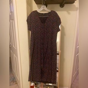 Madewell Floral MIDI Dress